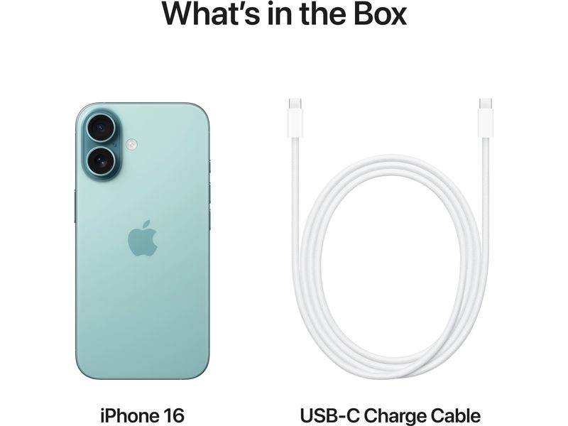 Apple iPhone 16 128 GB Teal IPhone 16. Superschnell. Supersmart.