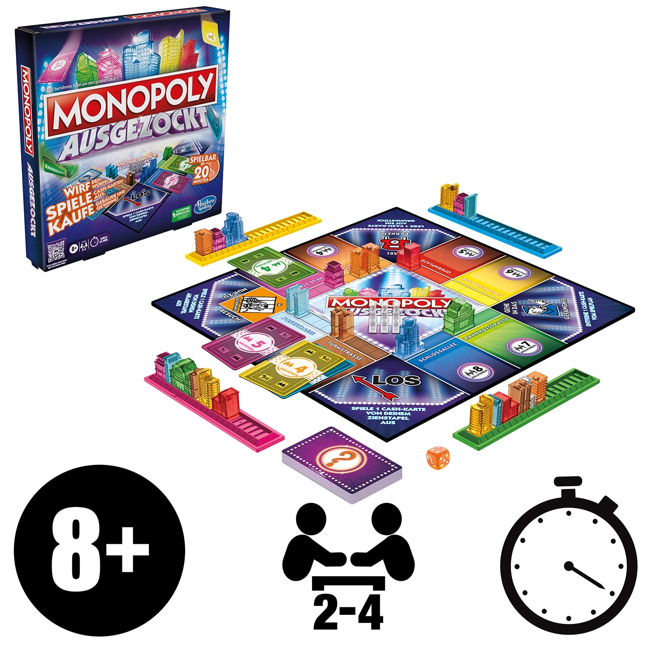 Hasbro Monopoly Ausgezockt Mehrfarbig Spiel