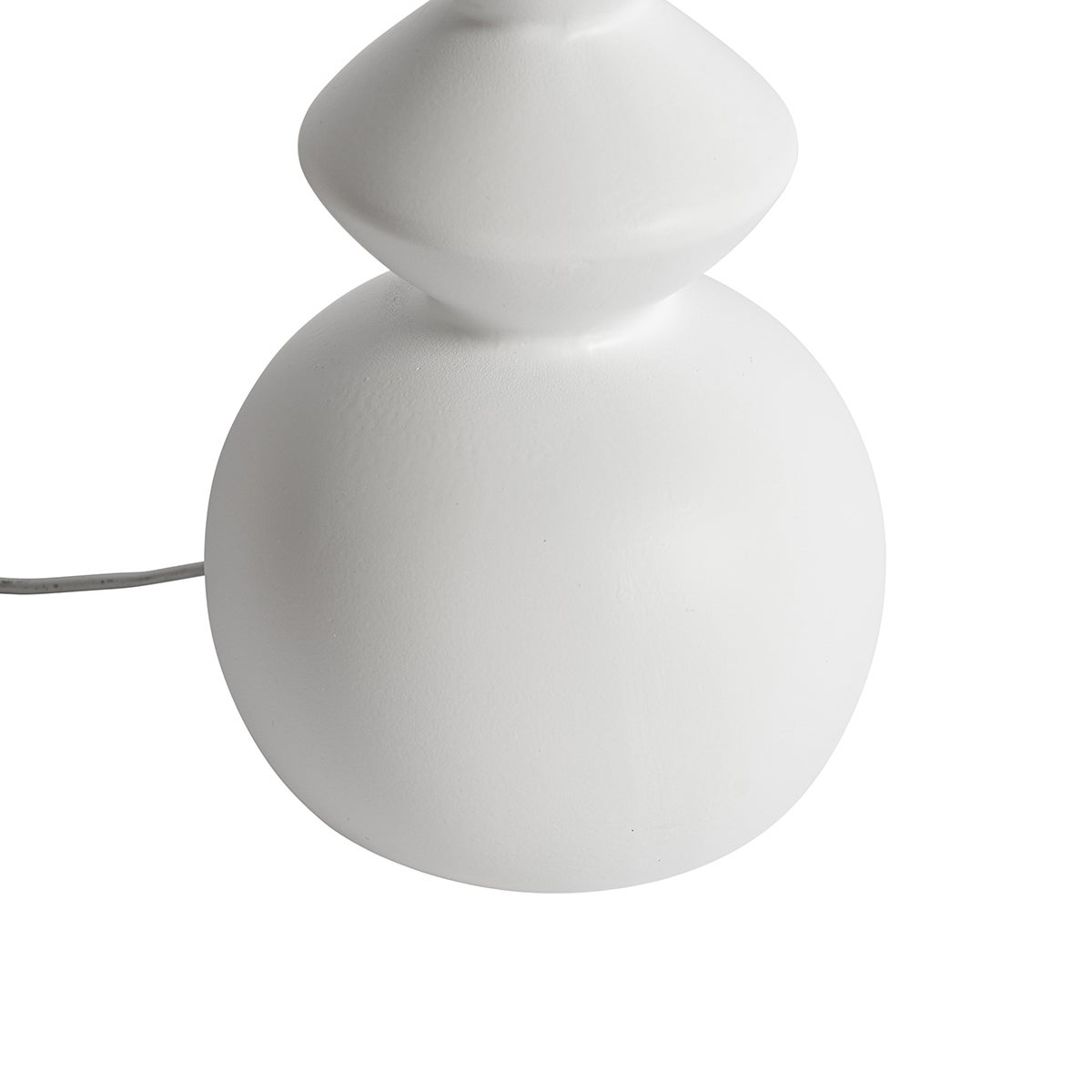 Design tafellamp van wit keramiek, 15 cm zonder kap – Alisia