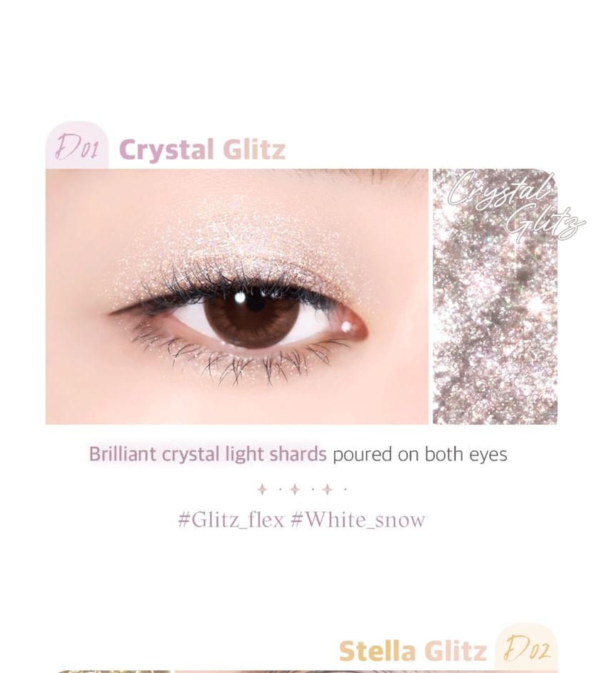 BLACK ROUGE - Drop Eyes Stick Glitz - 6 kleuren