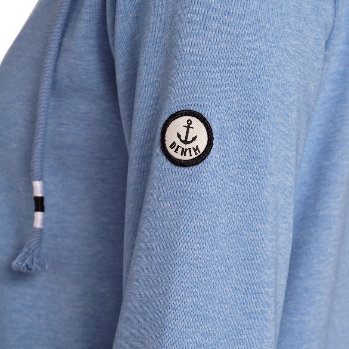 Gina Damen Hoodie mit großem Print hellblau
