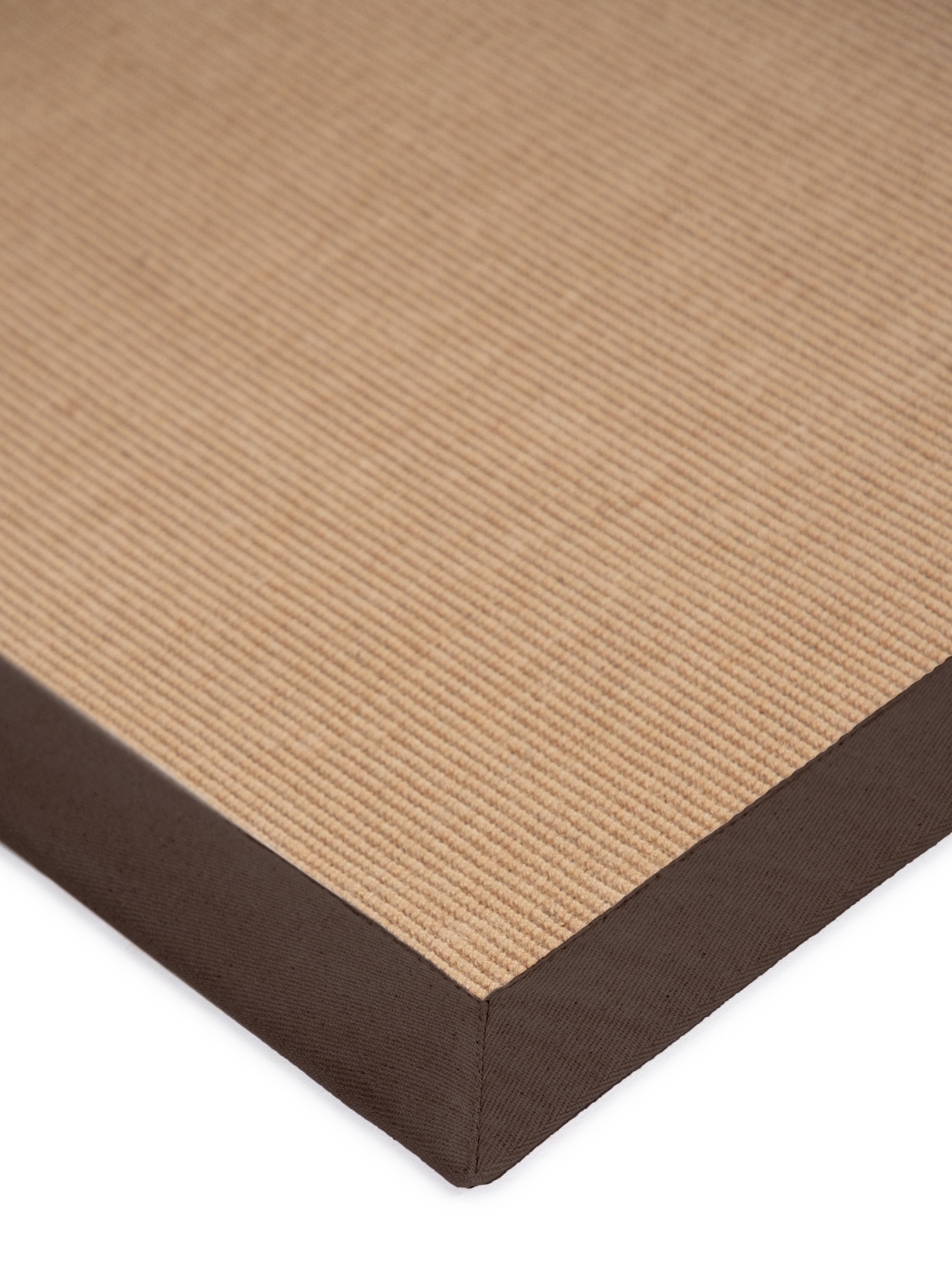 carpetfine Sisalteppich »Sisal  ,    auch als Läufer erhältlich« rechteckig 5 mm Höhe mit farbiger Bordüre, Anti Rutsch Rückseite, viele Grössen, Wohnzimmer