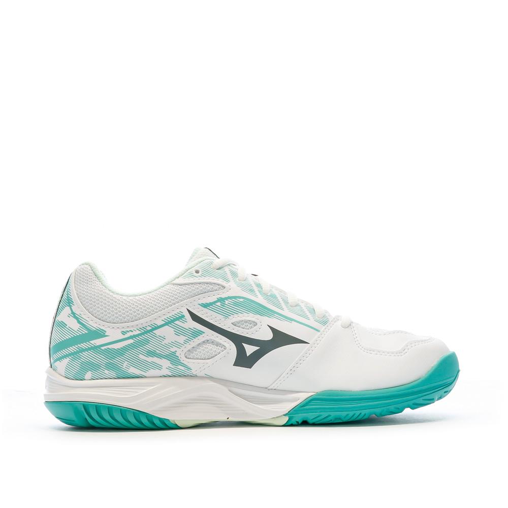 Mizuno Chaussures de tennis Blanc/Bleu Femme Mizuno Breakshot