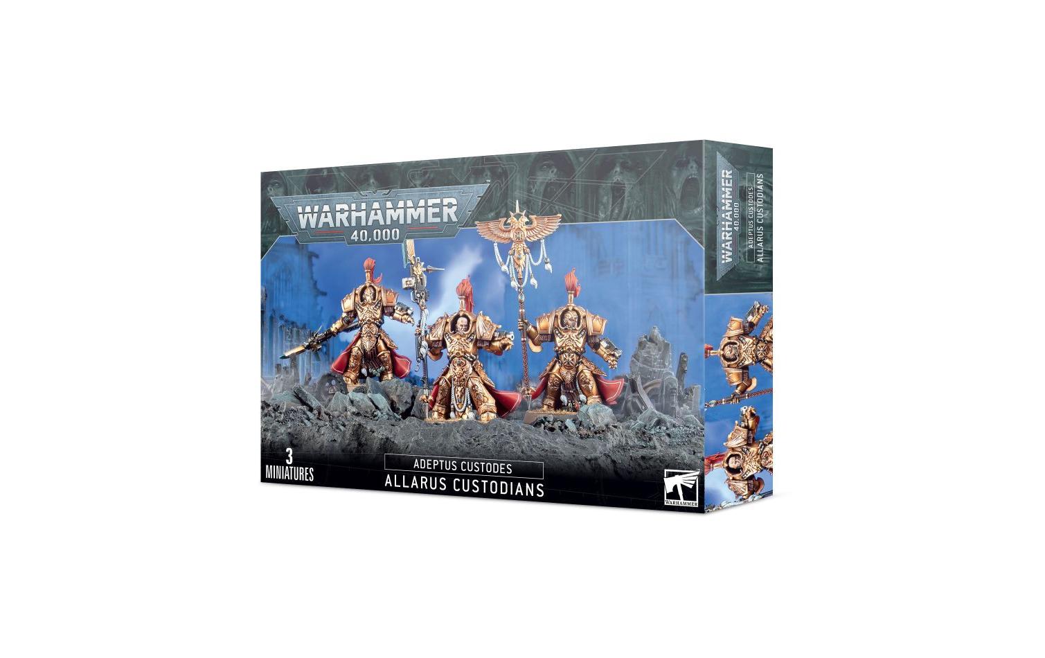 Figurenset Warhammer 40.000 Allarus CustodiansWarhammer Miniaturen: Adeptus Custodes Allarus Custodians