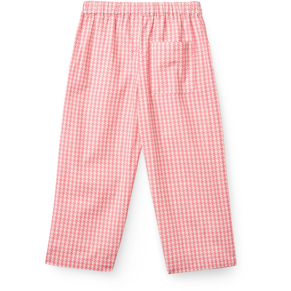 Køb COPENHAGEN COLORS Pink Houndstooth Mini Houndstooth Bukser