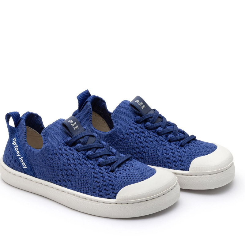 Tip Toey Joey Tip Toey Joey Kidos Sneakers Easy Columbia Knit Deep Ocean