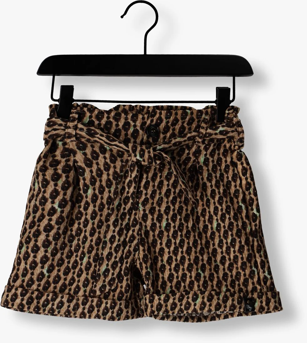 INDIAN BLUE JEANS camel indian blue jeans shorts animal short