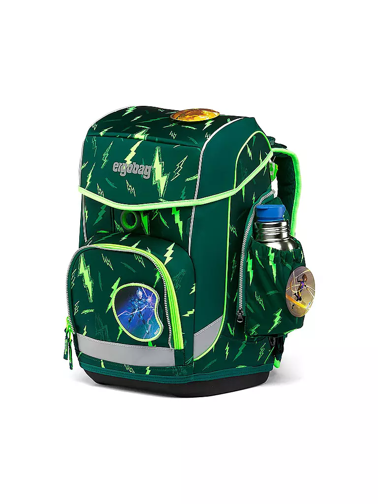 ERGOBAG Schultaschen Set 5-tlg. Cubo Light - Bärtastisch grün