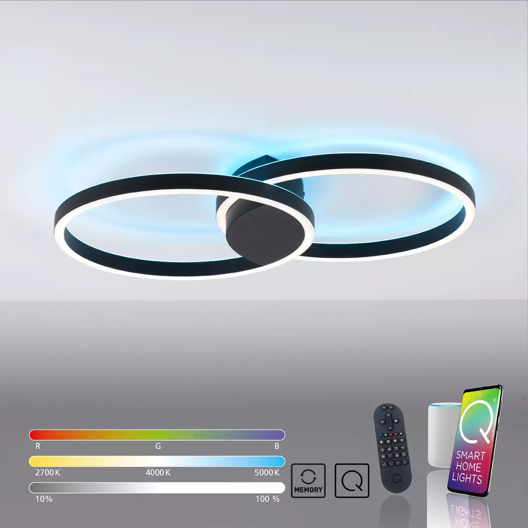 LED-Deckenleuchte Q-Marko