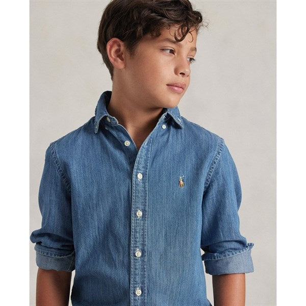 Køb Polo Ralph Lauren Skjorte Dk Blue