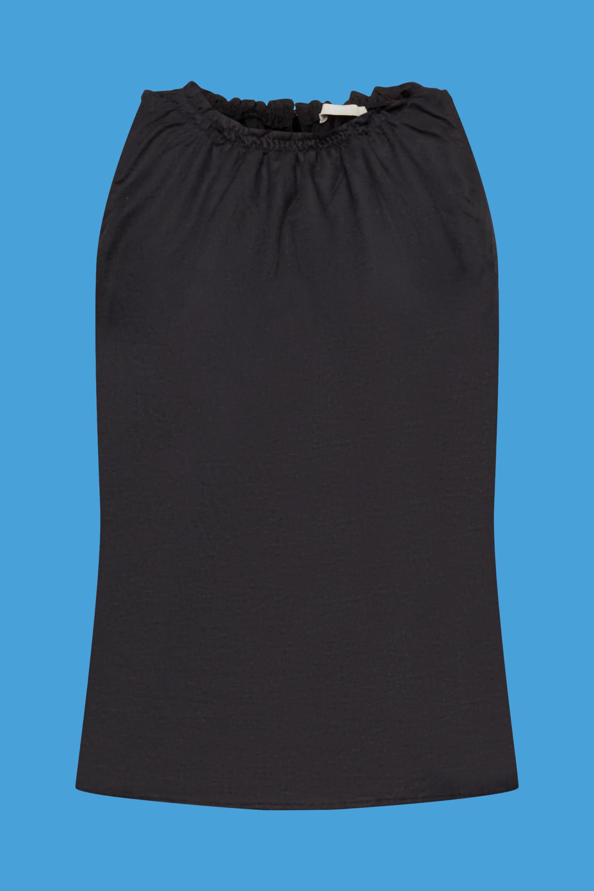 Blouse sans manches en lin mélangé