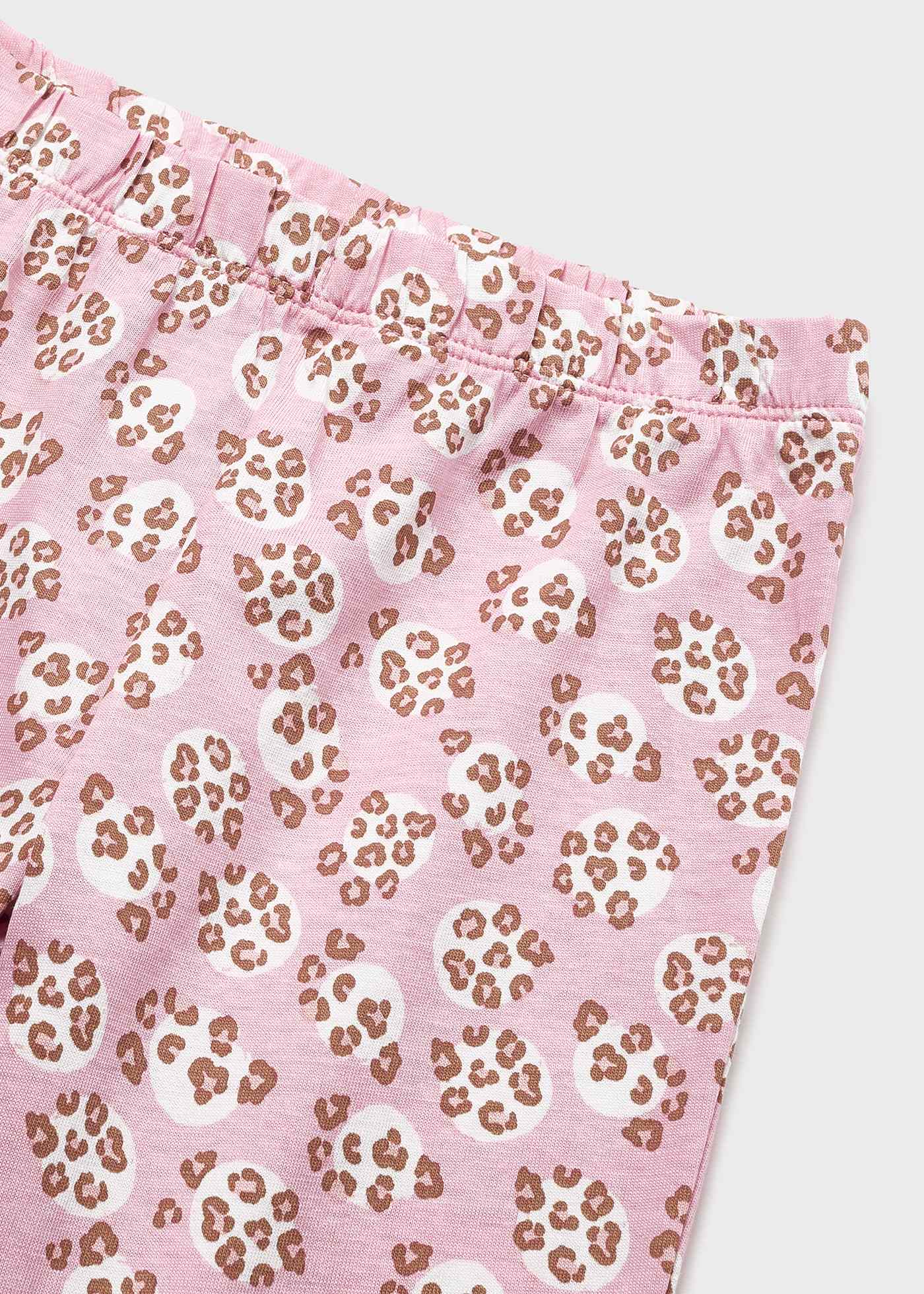 Calça comprida de pijama para bebê feita de algodão sustentável