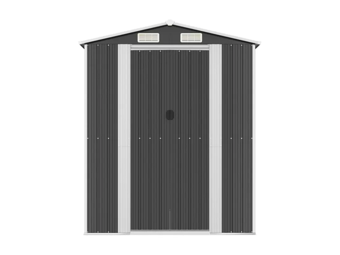 Abri de jardin Anthracite 192x772x223 Acier galvanisé