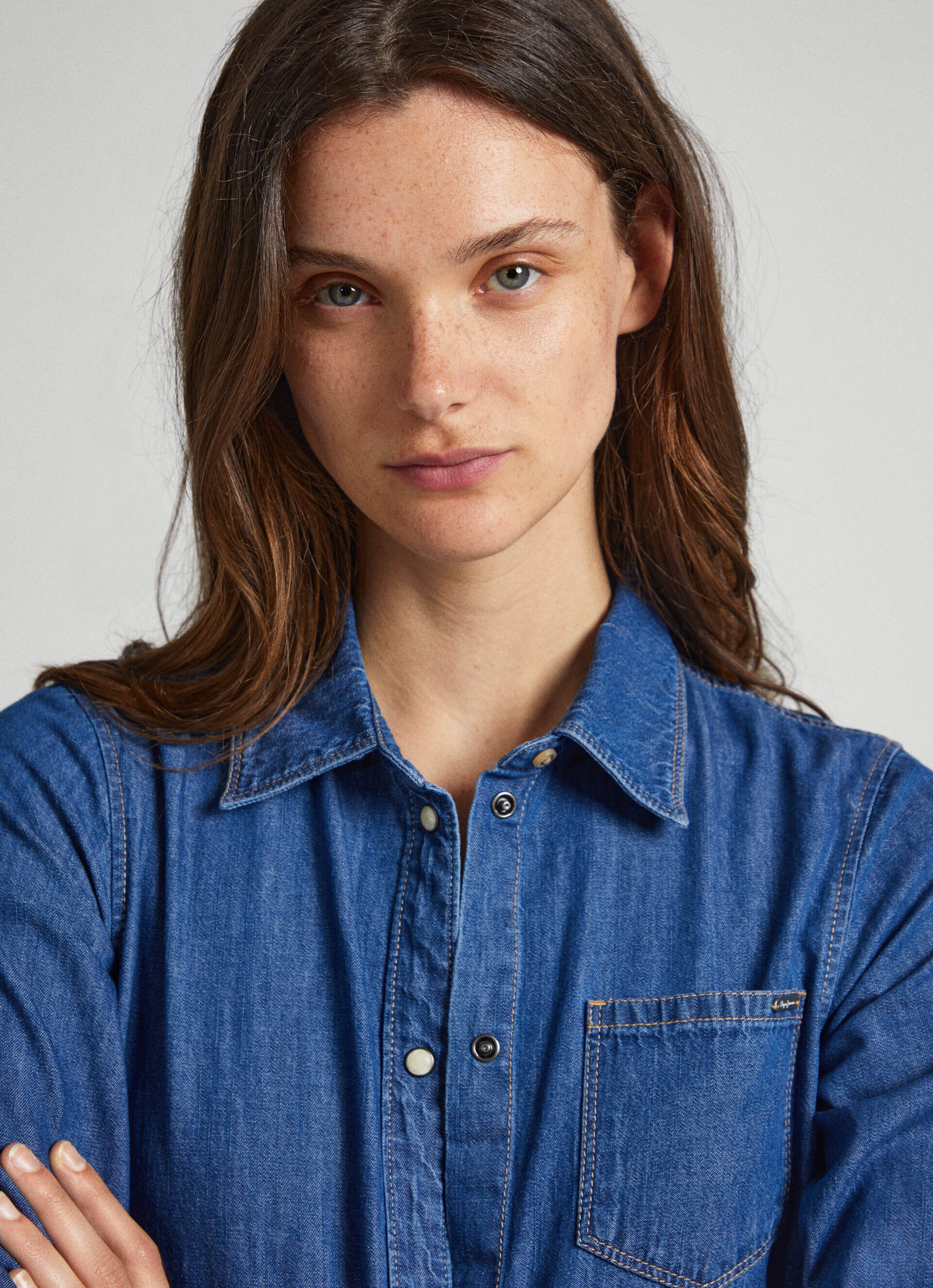 VESTIDO CAMISA JEANS - jeans