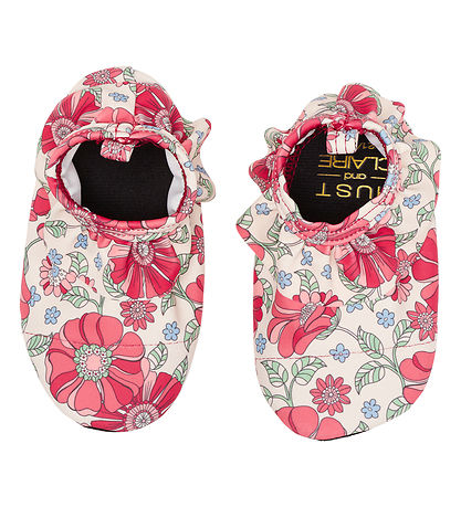 Hust and Claire Bådesko - Farhat - UV50+ - Soft Pink m. Print
