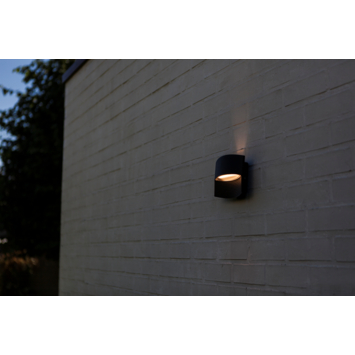 LUTEC wandlamp Lotus zwart 8,5W