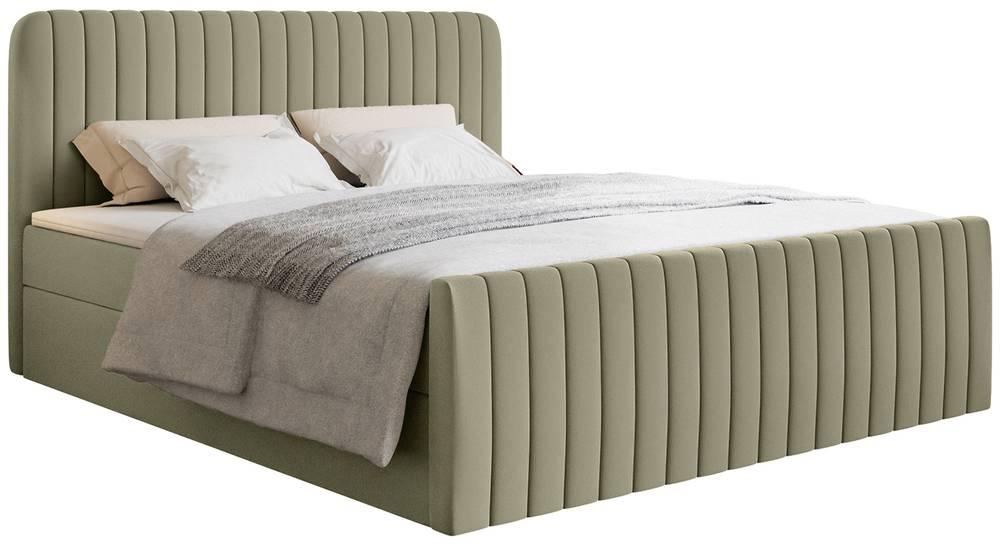 NADUVI Collection Boxspring Adrien chenille met opbergvak 160x200