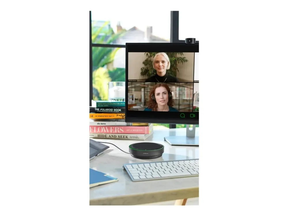 Jabra Speak2 75 MS - Konferencetelefon håndfri - Bluetooth - trådløs - USB-A, USB-C - mørkegrå - Certified for Microsoft Teams Rooms, Optimized for Microsoft Teams, Microsoft Swift Pair Certified