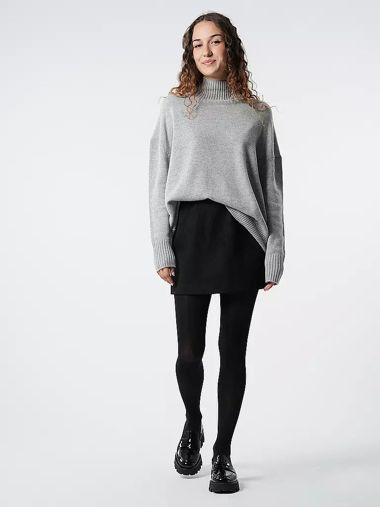 THE MERCER N.Y. Rollkragenpullover hellgrau