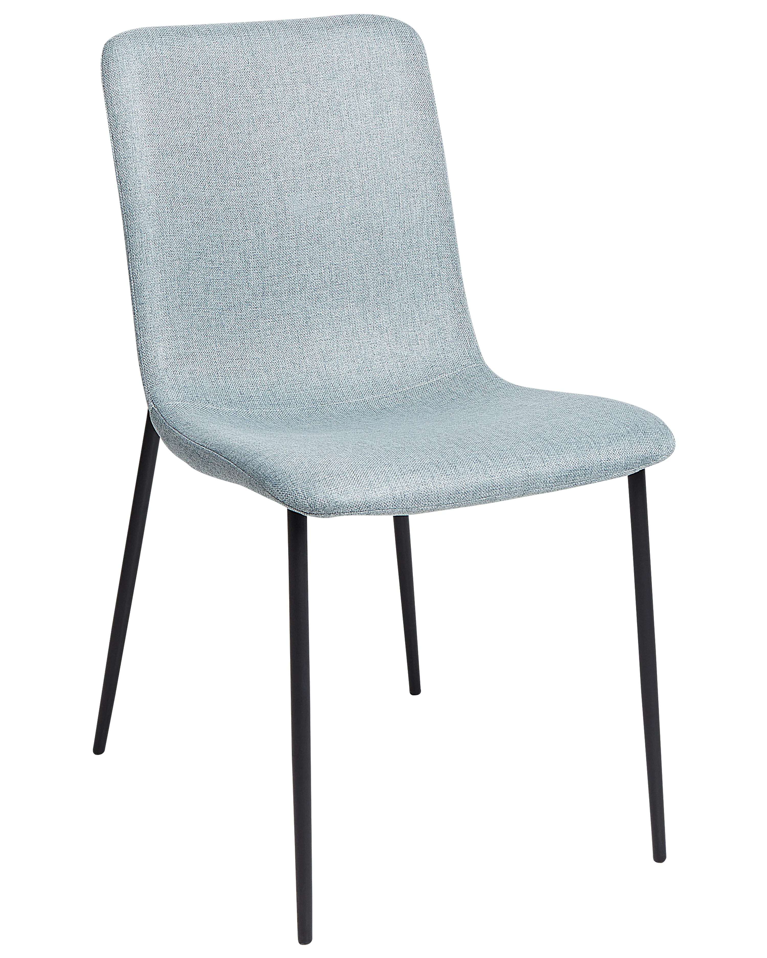 Set van 4 eetkamerstoelen GLENDIVE Lichtblauw