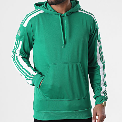 Sweat Capuche A Bandes SQ21 GP6437 Vert