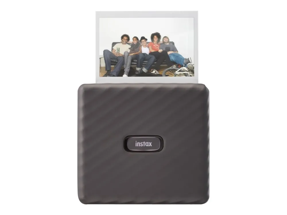 Fujifilm instax Link Wide - Printer - farve - LED - 86 x 108 mm op til 5 udskrifter/min (farve) - kapacitet: 10 fotos - Bluetooth 4.2 LE - mokkagrå