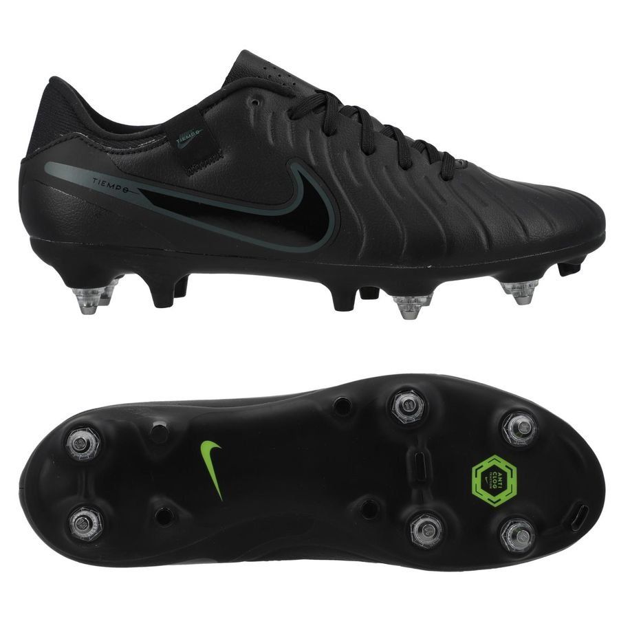 Nike Tiempo Legend 10 Academy SG-PRO Anti-Clog Shadow - Noir/Vert
