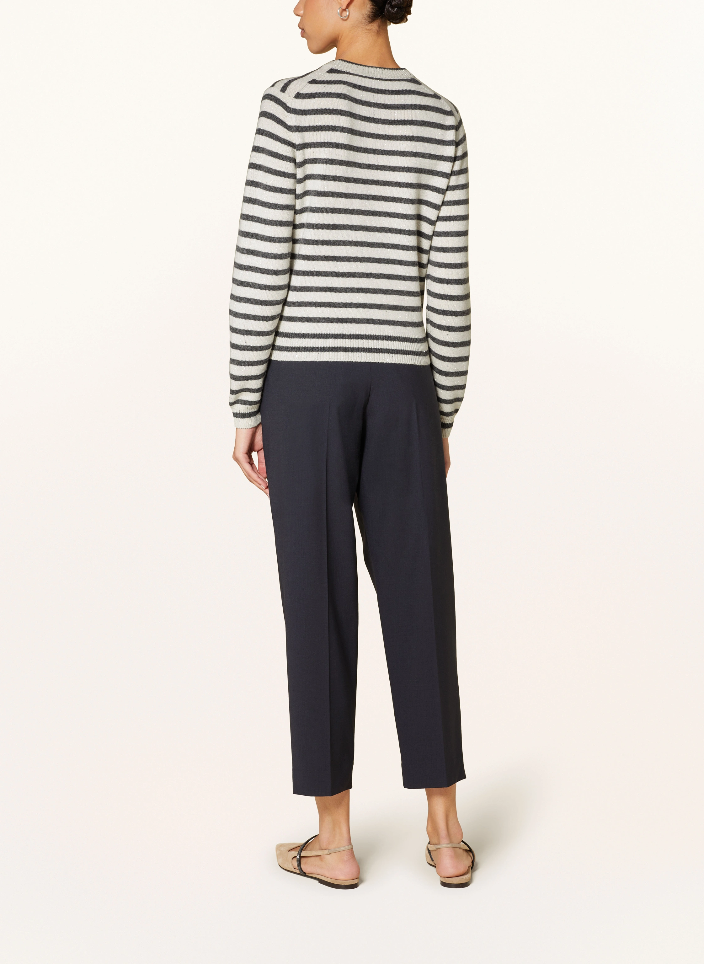 BRUNELLO CUCINELLI Pullover mit Glitzergarn und Pailletten