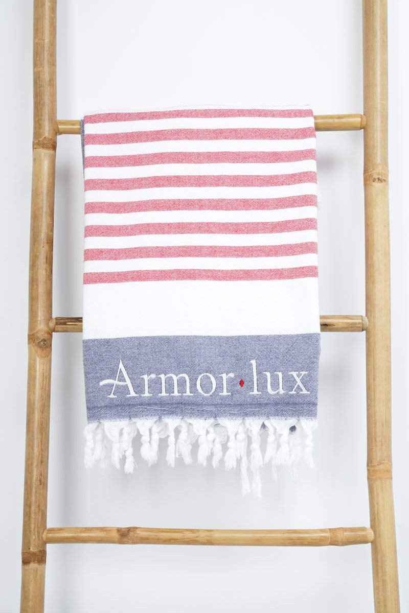 Fouta éponge 90 x 180 cm - coton