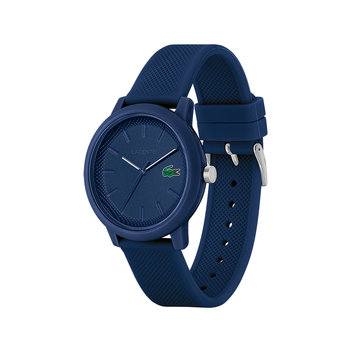 Montre Lacoste 12.12. homme résine bracelet silicone bleu