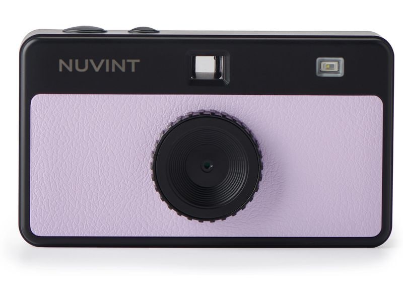 Nuvint Digitalkamera Hellviolett Bildschirmlose Digitalkamera, die wie eine analoge Kamera aussieht