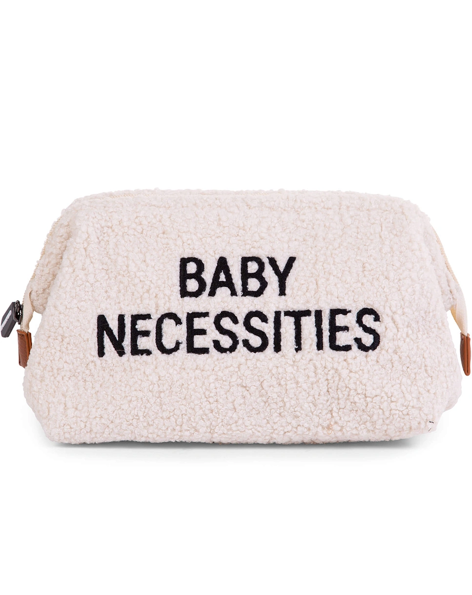 Kulturbeutel BABY NECESSITIES TEDDY (27x13x15) in offwhite/schwarz