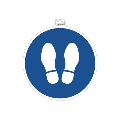 Exacompta - Pictogramme - arrêt obligatoire - 350 x 350 mm - bleu