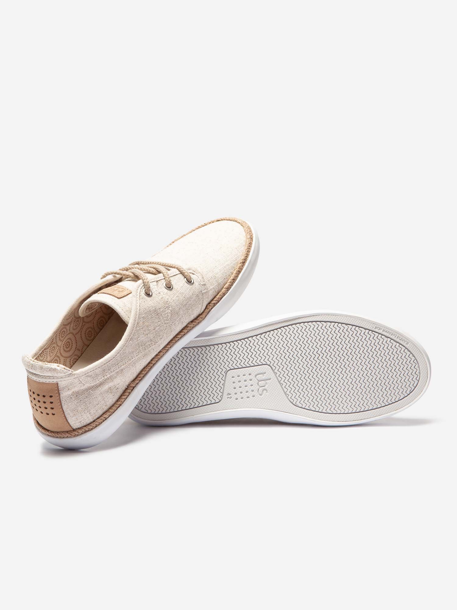 Tennis Homme en Toile Beige