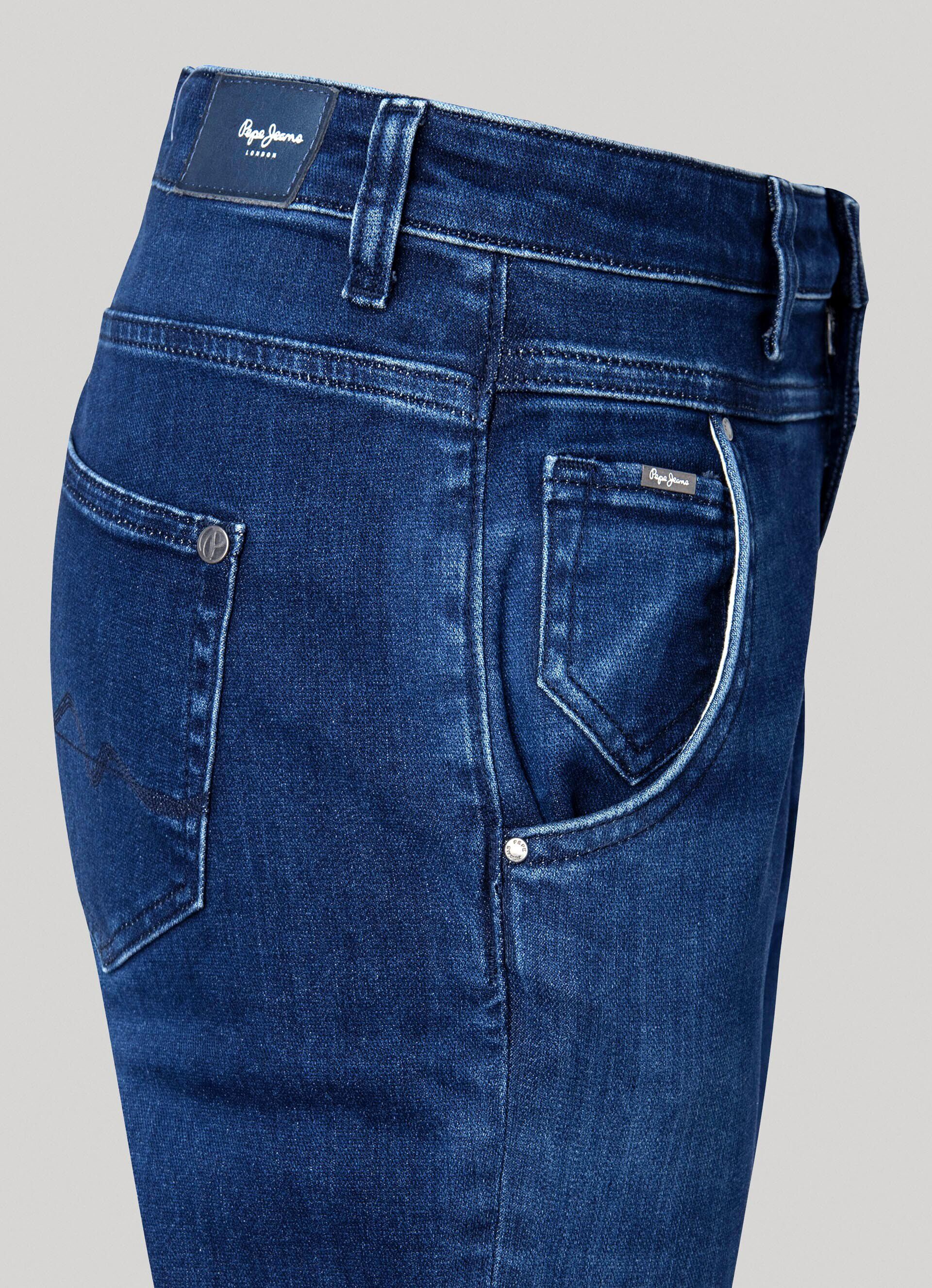CALÇA JEANS CAREY FIT RELAXED DE CINTURA MÉDIA - jeans