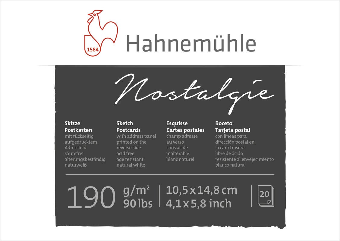 Hahnemühle Nostalgia Paper, 10,5 x 14,8 cm, 190 g/m²