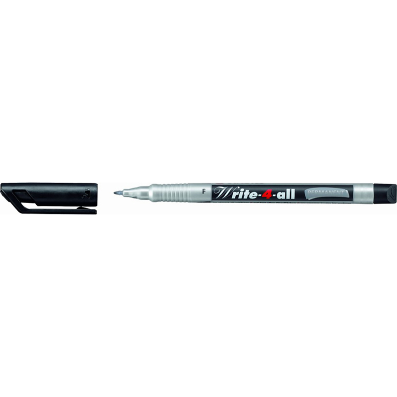 Stabilo Permanent Marker Write-4-all, F, schwarz