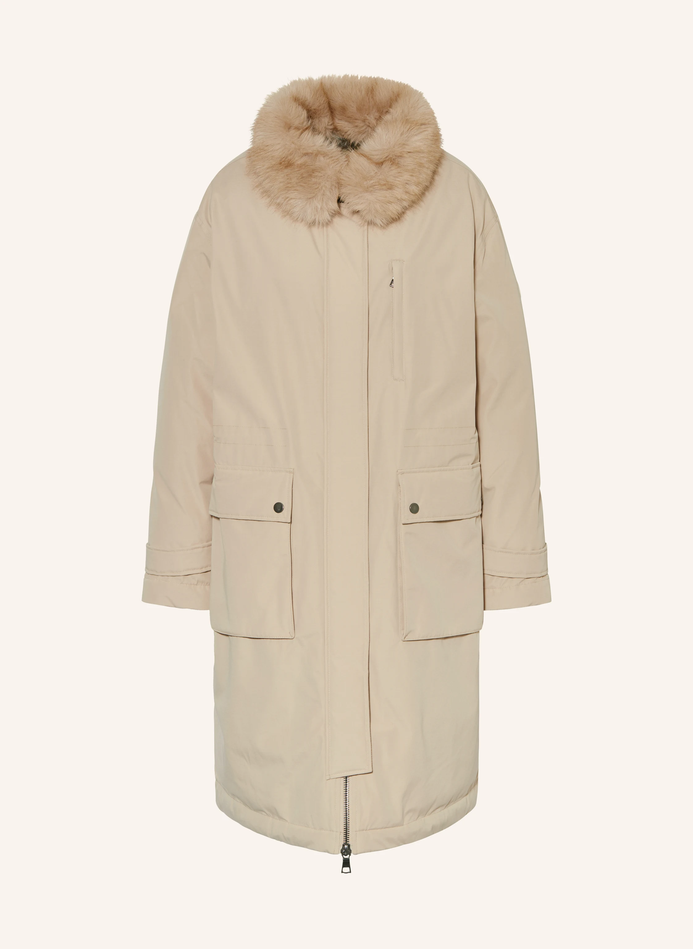 No.1 Como Parka MIRA mit abnehmbarem Kunstpelz