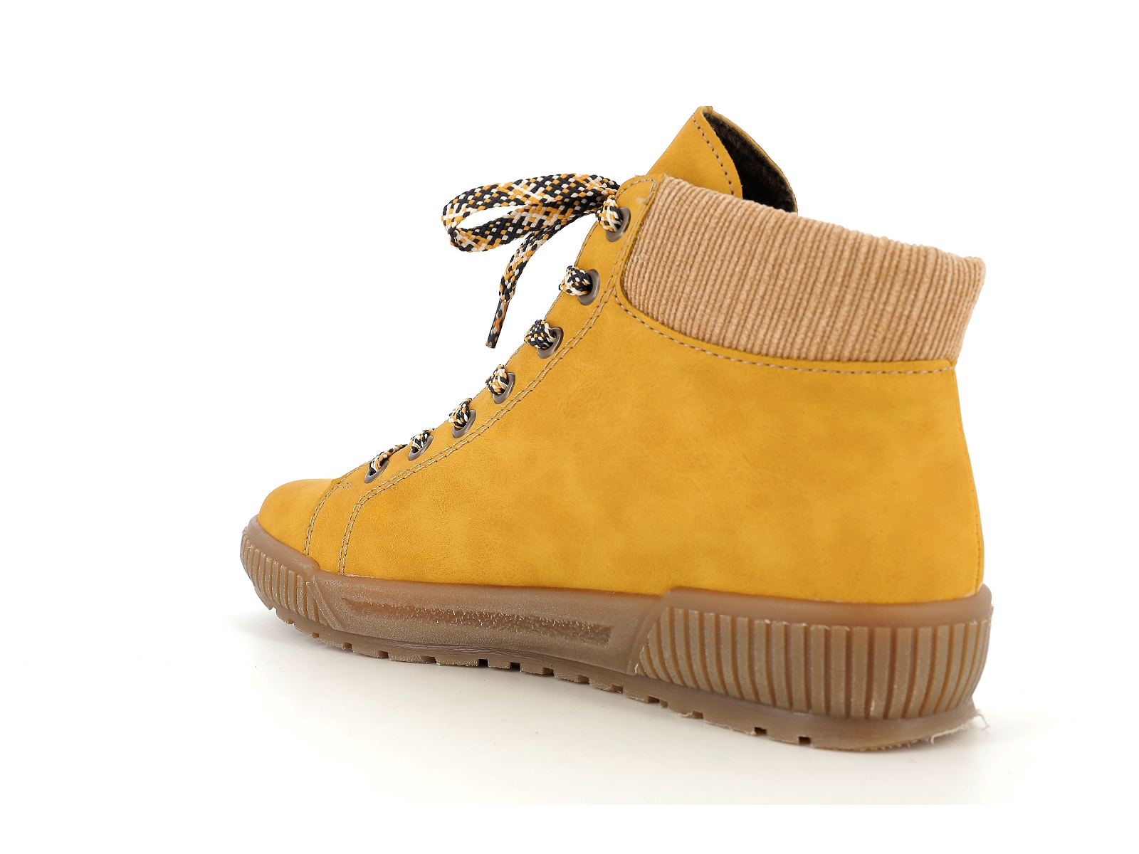 Rieker-N0709 Synthétique Moutarde
