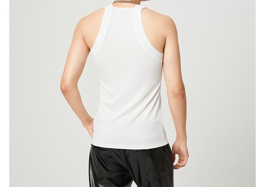 vrovion - Effen tanktop met vierkante hals