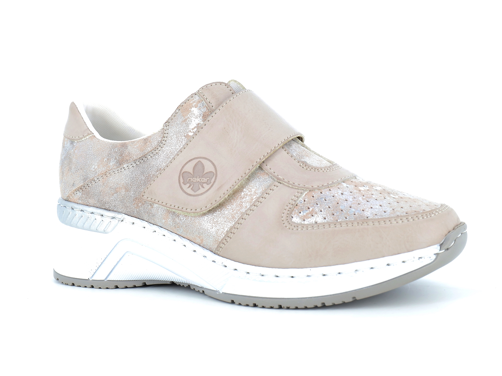 Rieker-N4354 Synthétique Nacre