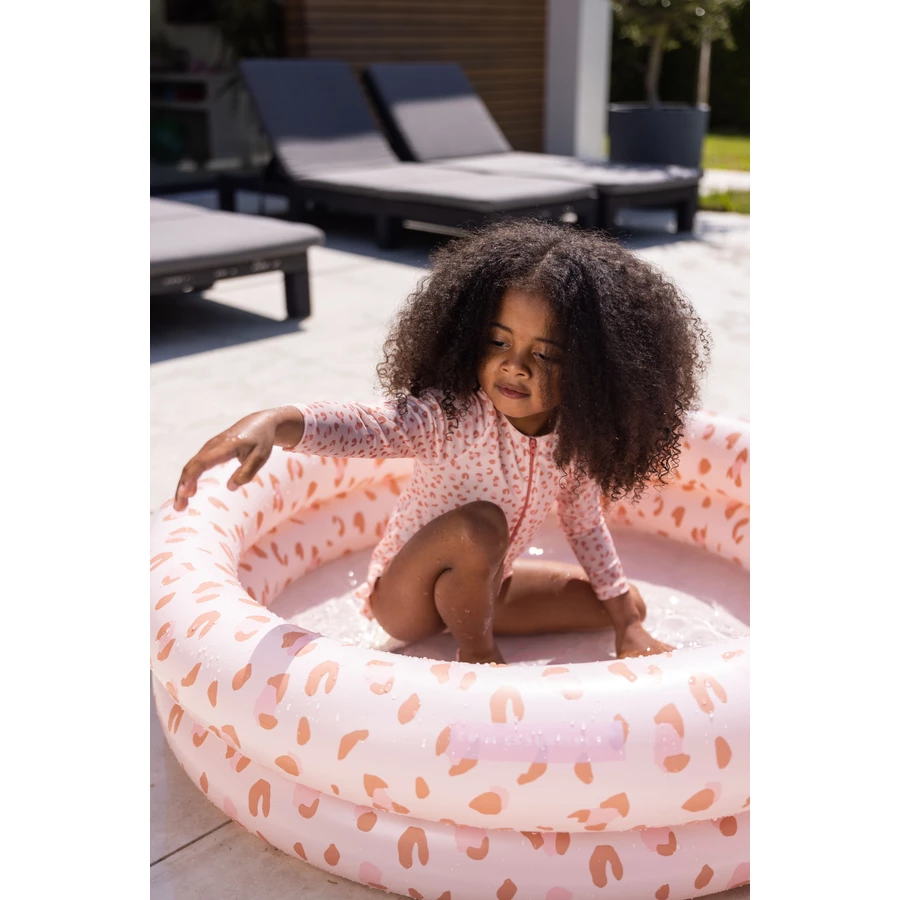 Swim Essentials Printed Children's Pool 100 cm Old Pink Leopard