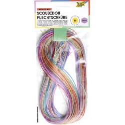 Fil pour scoubidou Metallic Mix, longueur: 1 m