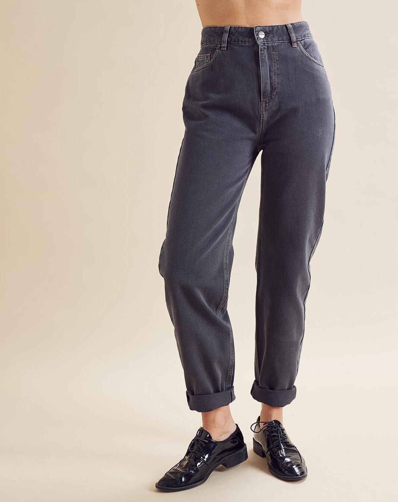 Chloé Stora Jean  Remi noir délavé