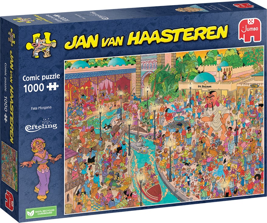Jumbo Jan van Haasteren puzzel efteling Fata Morgana 68 x 49 cm 1000 stukjes