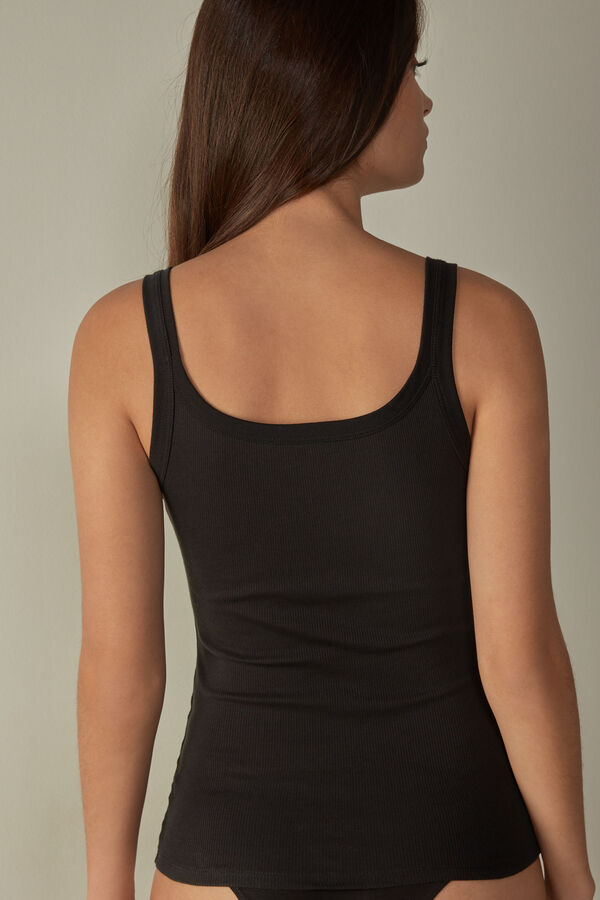 Regata estilo racerback em algodão Supima®