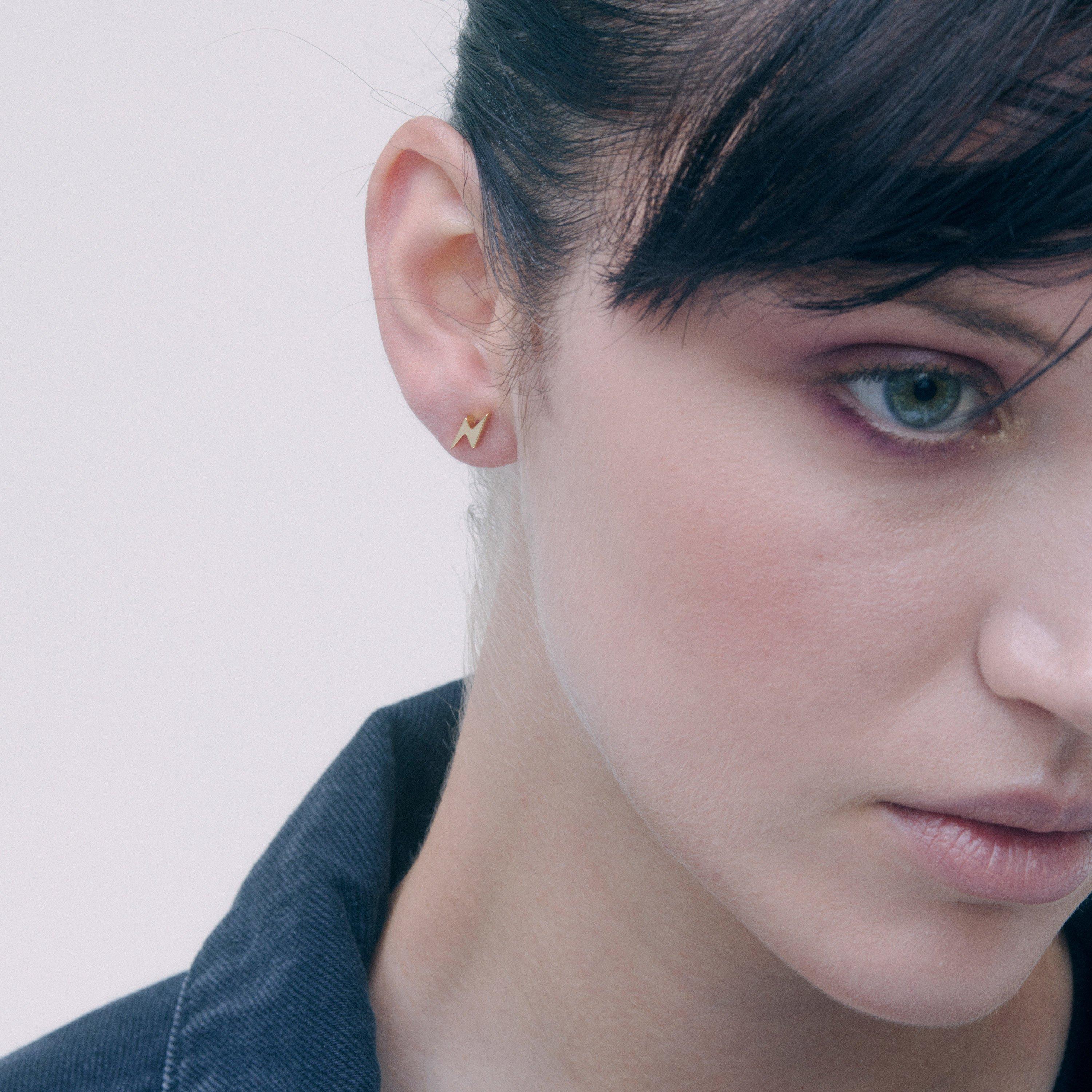 All We Are Enamel Disc Stud Earrings