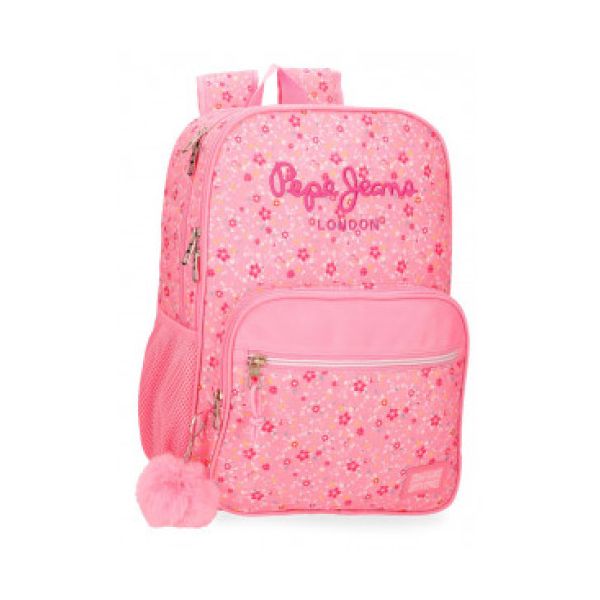 Pepe Jeans Mochila Escolar 40cm Alenka Pink