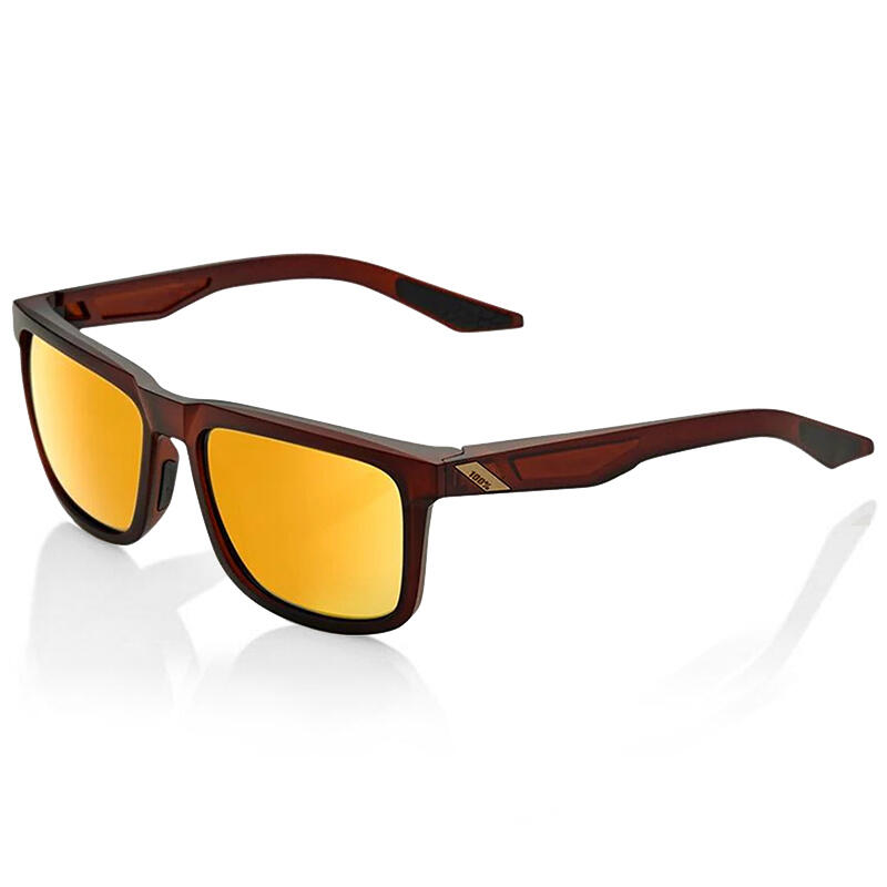 100% - Lunettes de soleil Blake Soft Tact Marron