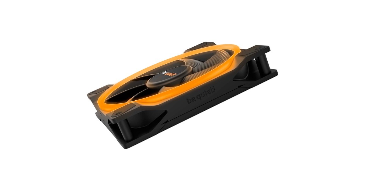 be quiet!Light Wings PWM RGB case fan  (Zwart, 140 x 140 x 25 mm)